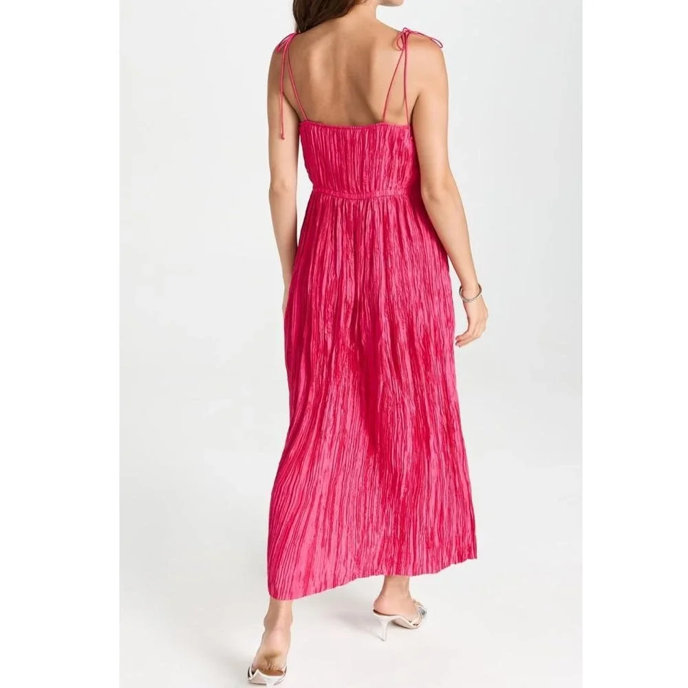 ULLA JOHNSON Oral Midi Strappy Dress in Orchid Womens Size 6‎ NEW MSRP $650
